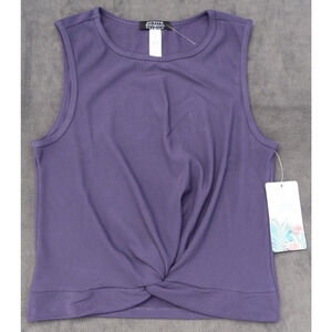 Active Domino Fashion Purple Sports Top Size Small New